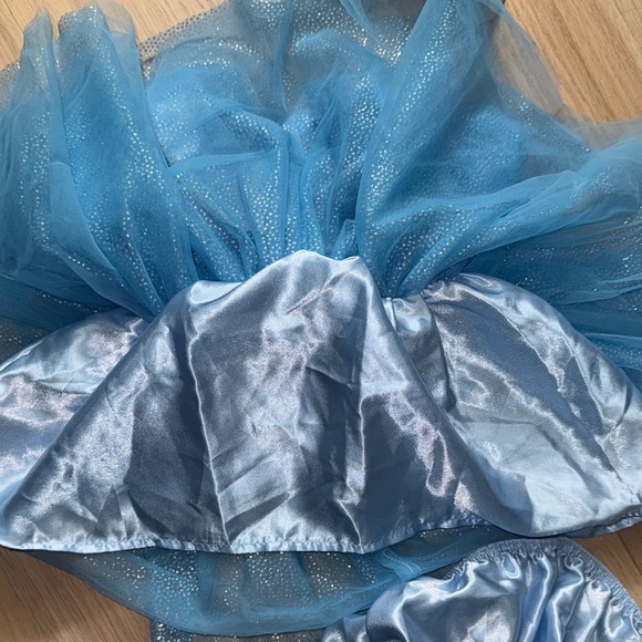 Disney Glittery Blue Princess Costume - Picture 6 of 16